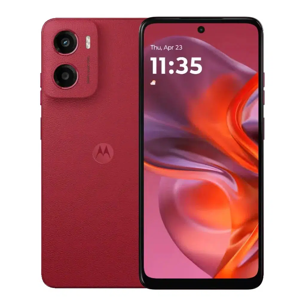 Celular Motorola G05 – 128GB, 4GB RAM – Android 15 (Rojo)