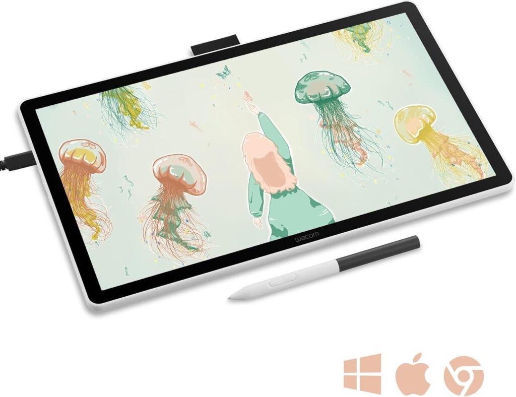 Wacom One 14 – Tablet de Dibujo 14″ Full HD, Pen sin batería – Modelo DTC141W0