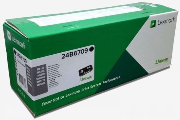 Toner Negro Lexmark 24B6709 M5155 5163 M5170 Xm5163 Xm5170 Xm5263