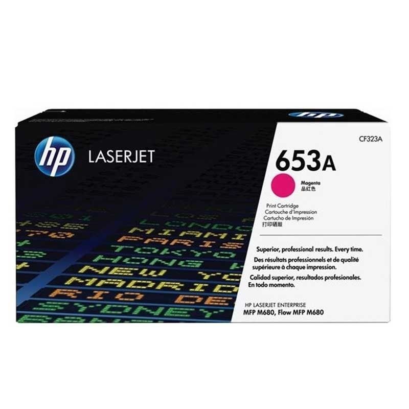 Tóner Magenta HP 653A (CF323A) | Cartucho Original para LaserJet M680